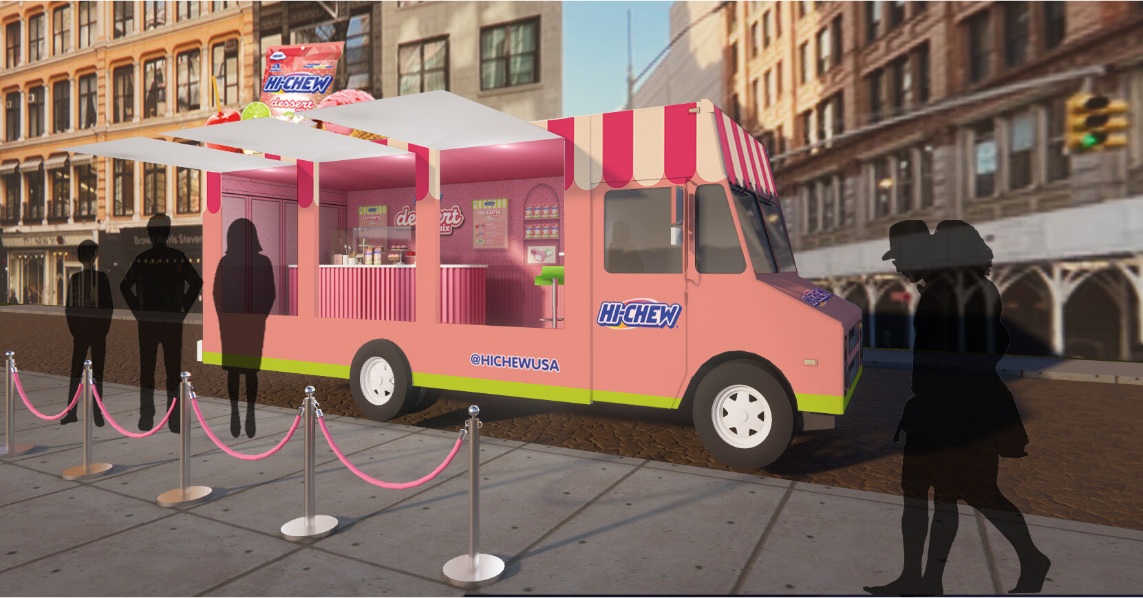 HI-CHEW® Brings Nostalgic Summer Fun to New York City with the HI-CHEW®  Dessert Mix Truck