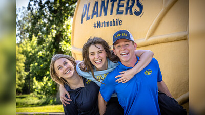 From acting in national TV ads to musical theatre and public-relations events, this trio of PLANTERS® nutty brand ambassadors is set to hit the streets and ‘shell-ebrate’ with their peanut-loving fans. (Pictured from L to R are: Katie Krumpinski, Jessie Carl, and Ryan Conners).