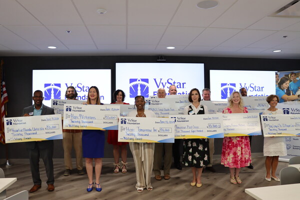 VyStar Foundation distributed $201,551 among 12 nonprofits in its third grant cycle focused on organizations that support military and veterans service programs.