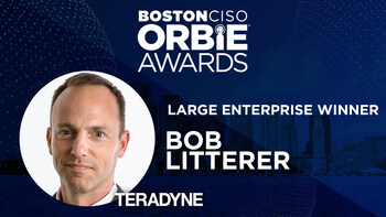 Large Enterprise ORBIE Winner, Bob Litterer of Teradyne