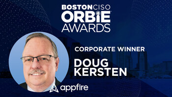 Corporate ORBIE Winner, Doug Kersten of Appfire