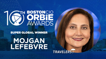Super Global ORBIE Winner, Mojgan Lefebvre of Travelers