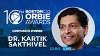 Corporate ORBIE Winner, Dr. Kartik Sakthivel of LIMRA LOMA LL Global