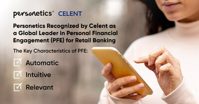 Personetics recognized by Celent as a Global Leader in Personal Financial Engagement (PFE) for Retail Banking