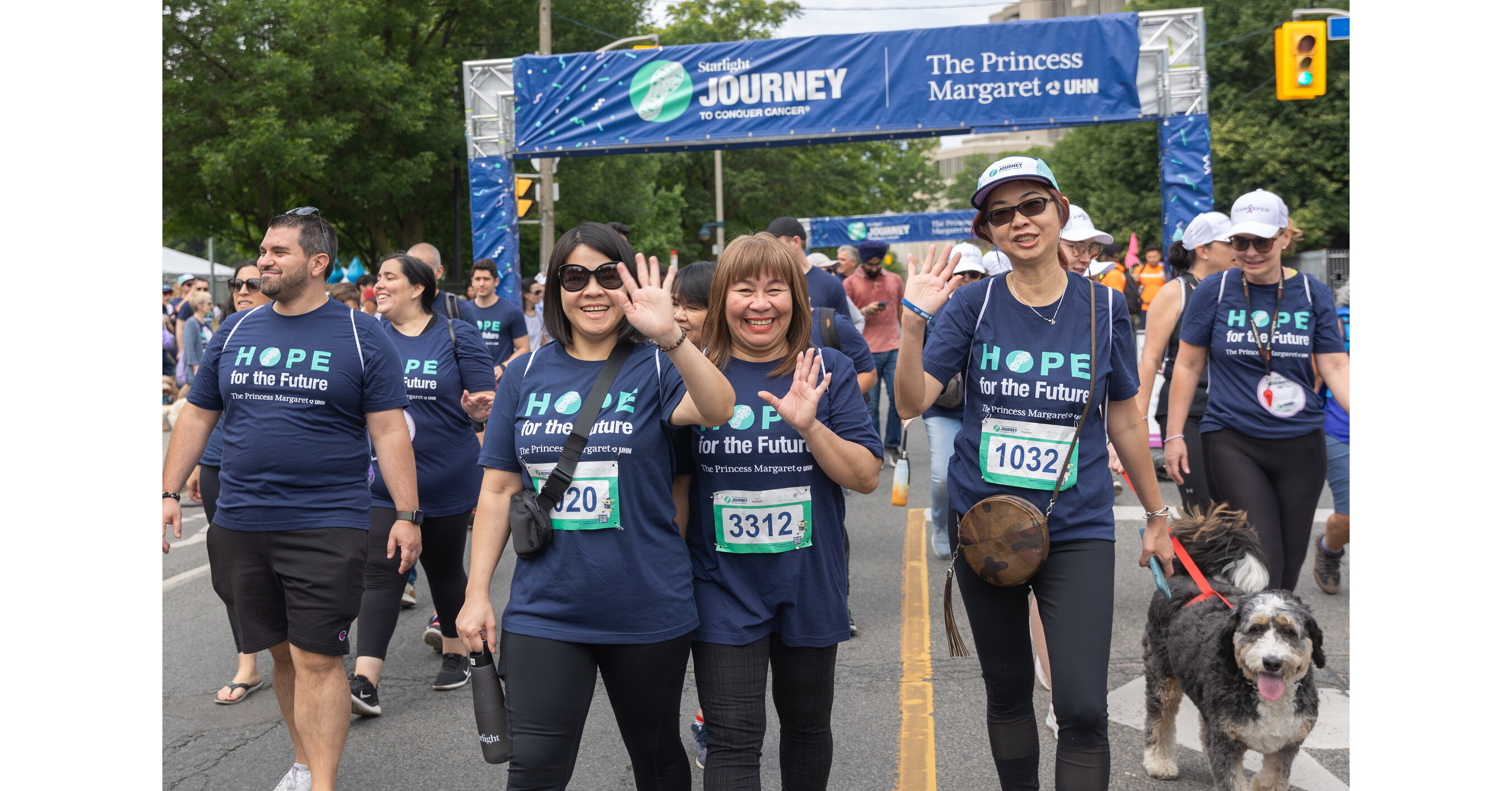 More than 2400 Canadians took to the streets of Toronto to raise an unprecedented .63 million for life-saving cancer research and clinical care at The Princess Margaret