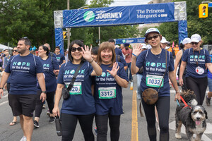 More than 2400 Canadians took to the streets of Toronto to raise an unprecedented $1.63 million for life-saving cancer research and clinical care at The Princess Margaret