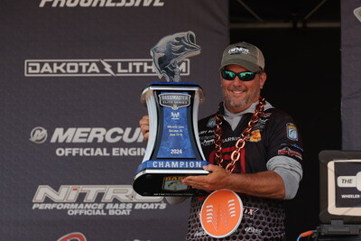 Cliff Prince of Palatka, Fla., wins the Whataburger Bassmaster Elite at Wheeler Lake with a four-day total of 20 bass for 80 pounds, 15 ounces.