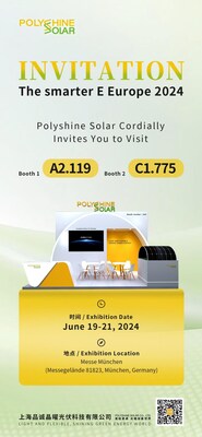 POLYSHINE SOLAR will be presenting at Intersolar Europe