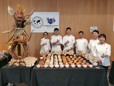 Chinese Team Secures “Best Showpiece Award” at the 52nd UIBC International Competition for Young Bakers with Angel Yeast’s Support (PRNewsfoto/Angel Yeast)