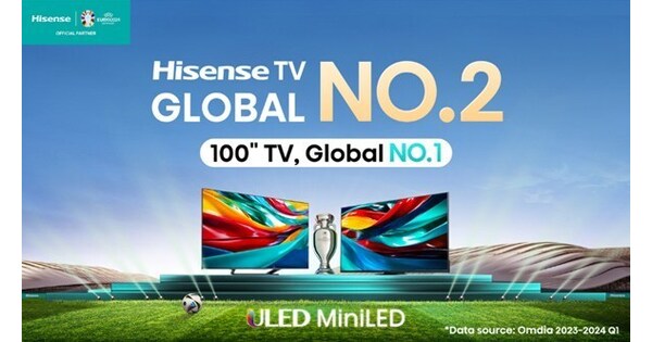 Hisense predv&aacute;dza technologick&uacute; zdatnosť a glob&aacute;lny rast na UEFA EURO 2024&trade;