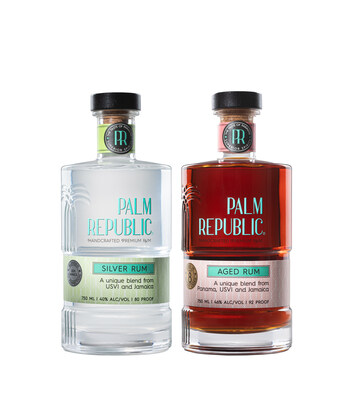 Palm Republic Aged Rum and Palm Republic Silver Rum