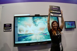 SMART Technologies Wins Best of Show at InfoComm 2024 for its SMART Board QX Pro and SMART Board RX Series Interactive Displays