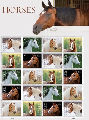 New Horses Stamps Burst Out of the Gate At 164th Pony Express Re-Ride