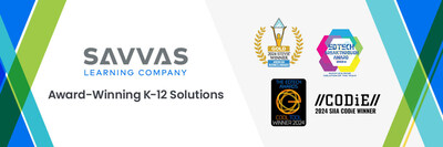 Savvas Learning Company is proud to announce that its high-quality learning solutions and innovative digital platform have earned eight edtech industry recognitions by numerous award programs. The enVision K-12 math series, SuccessMaker personalized learning program, and the Savvas Realize learning management system (LMS) are among recent winners of industry recognition.