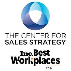 The Center for Sales Strategy Ranks Among Highest-Scoring Businesses on Inc.'s Annual List of Best Workplaces for 2024