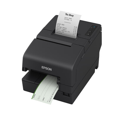 The Epson OmniLink TM-H6000VI offers lightning-fast print speeds, accurate check processing and engineering for reliability to support retailers, grocers and financial institutions as they adapt to new payment trends, while still needing to support existing point of sale transaction methods.