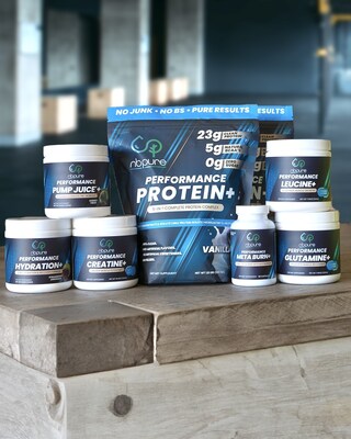 NBPure's new clean Performance Line features seven American-made products, all of which contain the most advanced premium ingredients without any artificial fillers, flavors, colors, sweeteners, dyes, or ingredients. Included in the line: Performance Protein+, Performance Hydration+, Performance Pump Juice+, Performance Meta Burn+, Performance Leucine+, Performance Glutamine+, and Performance Creatine+. All products undergo the strictest purity testing, in keeping with all NBPure products.