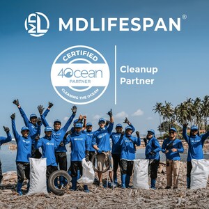 MDLifespan and 4ocean Join Forces to Eliminate 10,000 Pounds of Plastic Pollution and Rid Our Bodies of Dangerous Microplastics