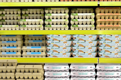 Egg packaging retail (CNW Group/Cascades Canada ULC.)