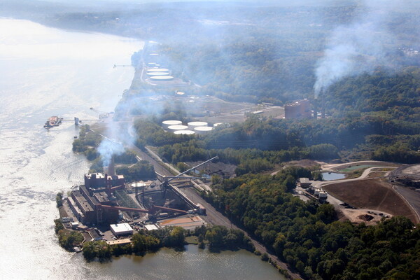 Danskammer Withdraws Permit Application for Polluting Fracked-Gas Power Plant in Newburgh. Photo Credit: Jeff Anzevino for Scenic Hudson