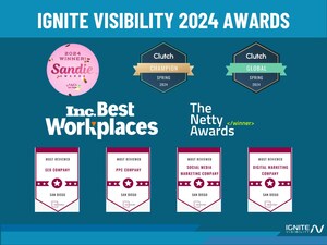 Ignite Visibility Wins Five Prestigious Awards So Far in 2024 - And Counting