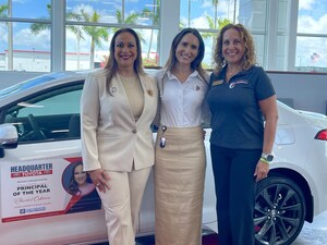 Miami-Dade Principal of the Year, Chantal G. Osborne, Receives New Car From Headquarter Toyota