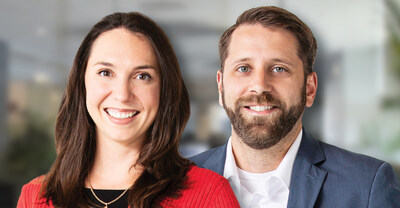 Emily Begeman and Matthew Potter, Sheaff Brock's newest portfolio consultants
