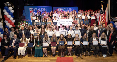 Recipients of PSFCU Scholarships at the ceremony in New York City