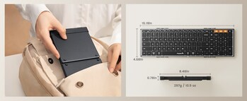 Boost productivity on the go with XK01 Plus tri-fold design