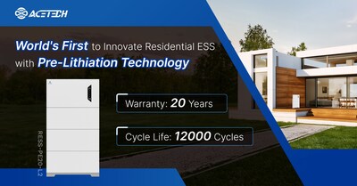 ACE Battery Introduces Next-Generation Residential ESS with Pre-Lithiation Technology at Intersolar Europe