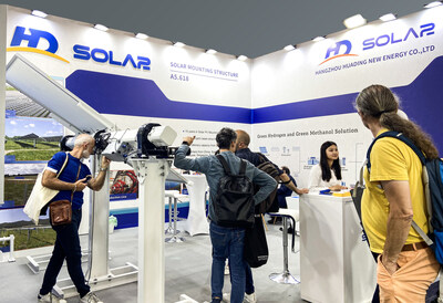  HDsolar Showcases Innovative Tracking Bracket Technology and PV-TES Integration Solutions at Intersolar 2024.
