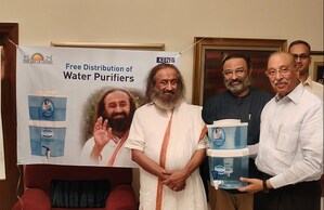 The Art of Living &amp; Kent Join Hands to Distribute 1,00,000 Free Water Filters