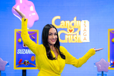 Candy Crush All Stars Live Final host, Brie Garcia