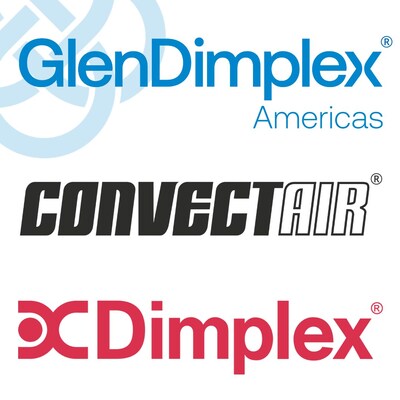 Logos de Glen Dimplex Americas, Convectair, Dimplex l (Groupe CNW/Glen Dimplex Americas)
