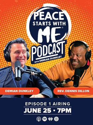 Peace Starts with Me Podcast's premiere episode features Rev. Dennis Dillon of The New York Christian Times, interviewed by Rev. Demian Dunkley.