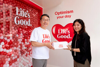 The social media challenge is part of LG’s ‘Optimism your feed’ campaign
