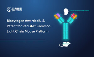 Biocytogen Awarded U.S. Patent for RenLite® Common Light Chain Mouse Platform