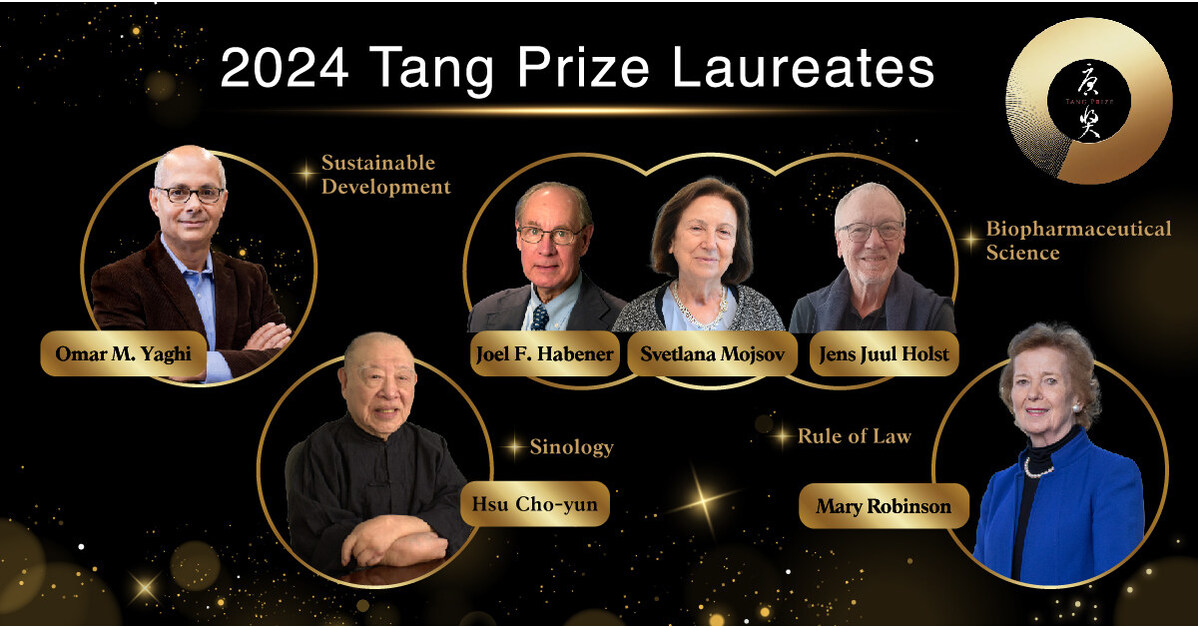 2024 Tang Prize Laureates Announced: Six Global Visionaries to Be Honored in Taiwan This September