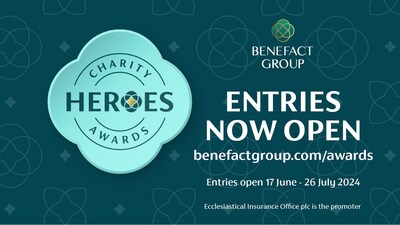 Entries Open for Benefact Groups's Charity Heroes Awards, supported by Access Insurance