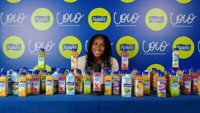 Naked Brand names Coco Gauff first Chief Smoothie Officer.