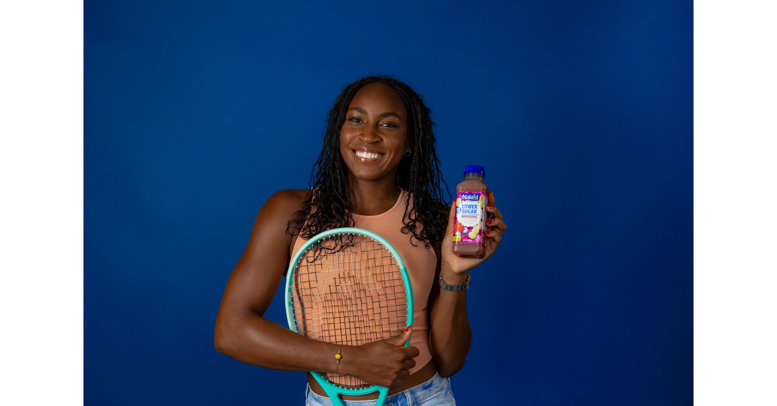 Coco Gauff Inks First Beverage Partnership with Naked Brand