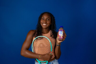 Naked Brand names Coco Gauff first Chief Smoothie Officer.