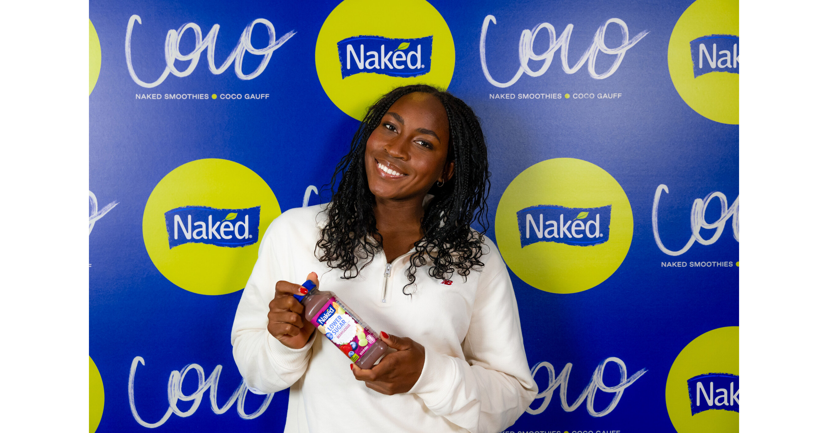 Coco Gauff Inks First Beverage Partnership with Naked Brand