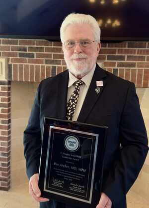 KCU's Dr. Rex Archer receives prestigious F. Douglas Scutchfield Leadership Award for work in public health