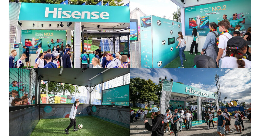 Hisense Enhances UEFA EURO 2024™ Excitement with Immersive Fan Zones