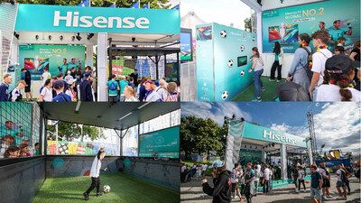 Fan Zone da Hisense (PRNewsfoto/Hisense)