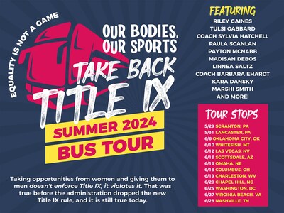 Our Bodies, Our Sports "Take Back Title IX" Bus Tour
