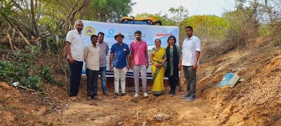 Project launch site, aimed at improving groundwater levels in the Kolar district of Karnataka