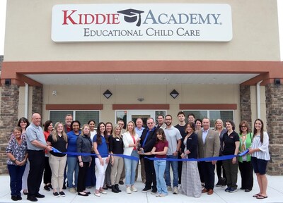 Kiddie Academy of Greenwood, which opened in December 2023, is licensed to serve 190 children in its 11,935 square-foot facility which includes 14 classrooms and 12,156 square feet of outdoor play space.