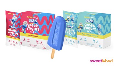 Sweetkiwi and The Smurfs Collaborate to Launch Enchanting Frozen Greek Yogurt Line